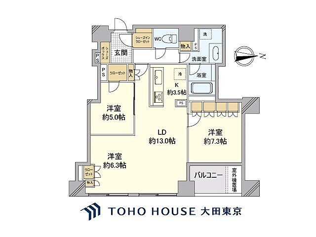 間取り ザ・パークハウス西麻布レジデンス 21階/-