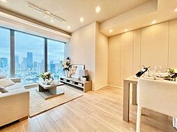 白金ザ・スカイE棟 3818 2LDKのリビング/ダイニング