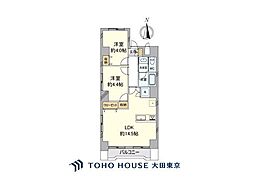 さんろーどダイヤモンドマンション 2LDKの間取図画像