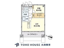 ライオンズマンション幡ヶ谷 1LDKの間取図画像