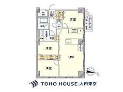 パールハイツ笹塚 3LDKの間取図画像