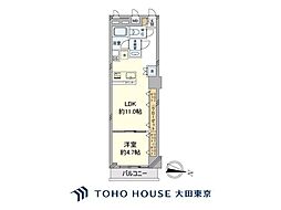 NICハイム茅場町 1LDKの間取図画像