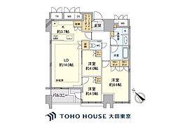 プラウドタワー渋谷 3LDKの間取図画像