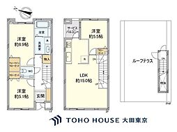 セボンモードグランデ田園調布 3LDKの間取図画像