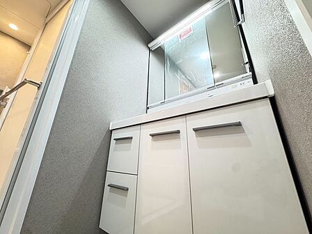 一日の始まりと終わりを心地よく演出してくれる、多彩な機能が備えられたパウダールーム。