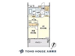 ザ・パークハウス赤坂レジデンス 1LDKの間取図画像