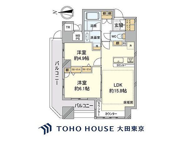 間取りを拡大表示