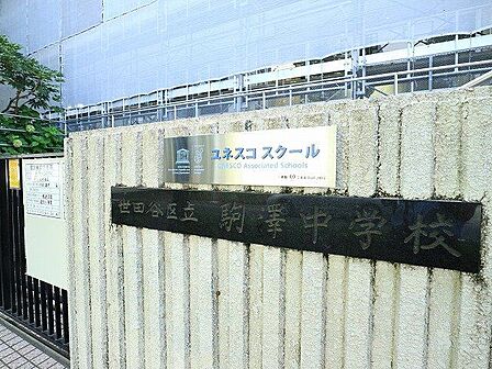 世田谷区立駒沢中学校 800m