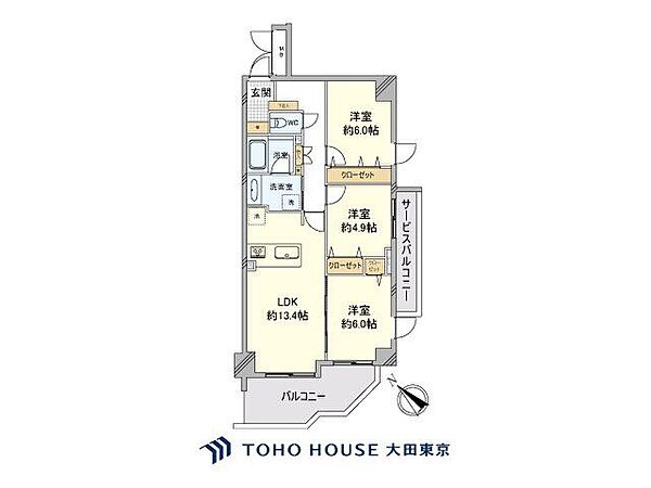 間取りを拡大表示