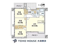ローヤルシティ船堀松江 3LDKの間取図画像