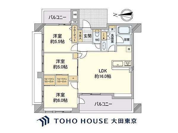 間取りを拡大表示