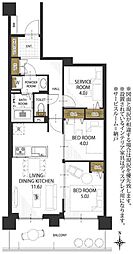 間取図画像 2SLDK