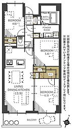 間取図画像 3LDK
