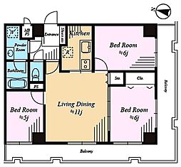 間取図画像 3LDK