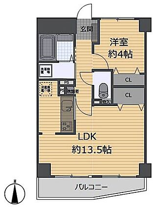 6階部分のバル...