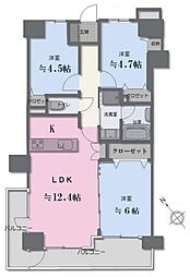 メイツ戸田公園 3LDKの間取図画像