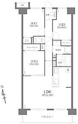 コスモ朝霞台 3LDKの間取図画像