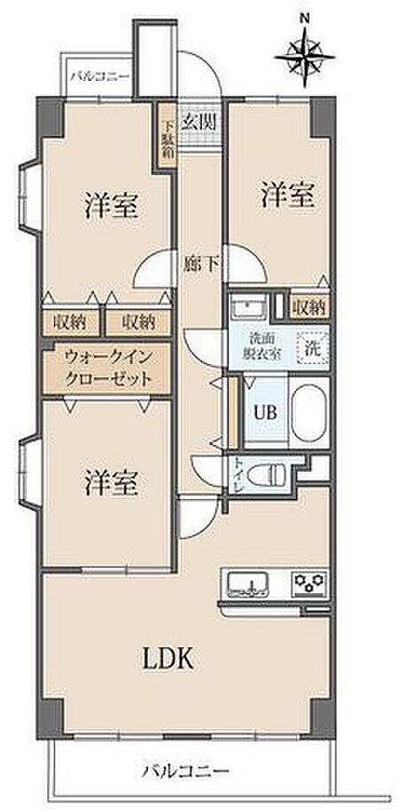 南向きバルコニーで陽当たり良好。新規リフォーム済の綺麗なお部屋で新生活をスタートできます。