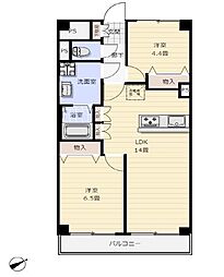 ライオンズマンション上板橋 2LDKの間取図画像