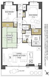 間取図画像 3LDK