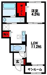 ヴィアラッテアII 1階