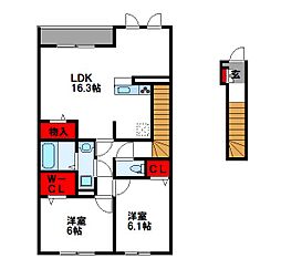 アン ボロンテ 2階