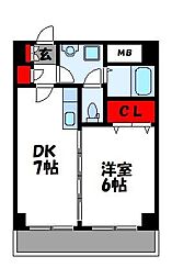 間取図画像 1DK