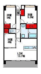 プラトウズ仲原 5階/503