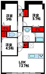 プラトウズ仲原 3階