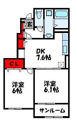 ヴィラ坂本I 1階