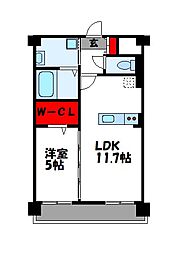 パインローズ福岡東 1階/102