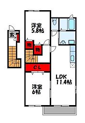 メゾンドサンI 2階