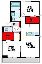 メゾンモンレーヴ 2階