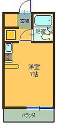 セレーネハイム第26 1Kの間取図画像