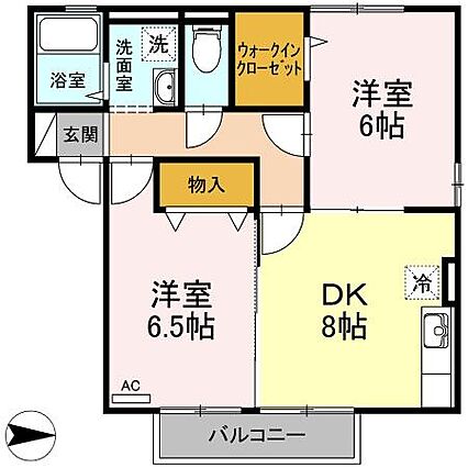 クレセント北峰A_間取り_0