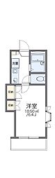 レオパレス祇園町 1Kの間取図画像