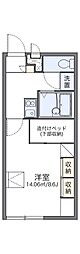 レオパレスコンフォール 1Kの間取図画像