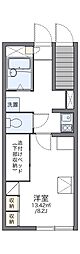 レオパレスペニンシュラT 1Kの間取図画像