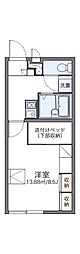 レオパレスディアコート 1Kの間取図画像