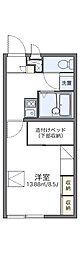 レオパレスUKN 1Kの間取図画像