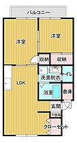 セジュールA＆K A202 ｜ 鳥取県米子市西福原 2丁目6番34号（賃貸アパート2LDK・2階・51.34㎡） その2