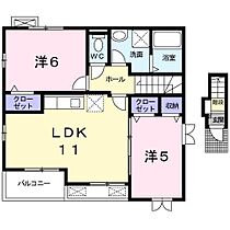 アドヴァンス・コートＡ  ｜ 鳥取県米子市旗ヶ崎 3丁目（賃貸アパート2LDK・2階・54.46㎡） その2