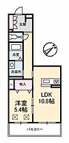 風の音 206 ｜ 鳥取県米子市西福原 6丁目19-15（賃貸マンション1LDK・2階・46.41㎡） その2