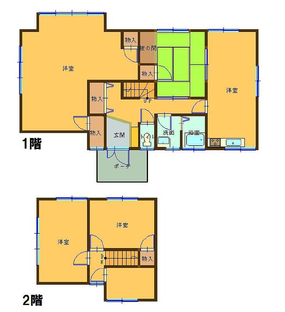 detached 鳥取県西伯郡南部町福成