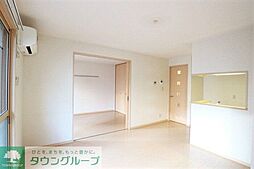 東武野田線 新柏駅 徒歩17分の賃貸アパート 1階2LDKのリビング/ダイニング