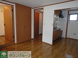 セントラルハイツII 206 2階2LDKのリビング/ダイニング