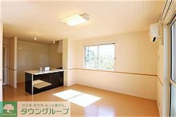 JR常磐線 北柏駅 徒歩20分の賃貸テラスハウス 2階3LDKのリビング/ダイニング