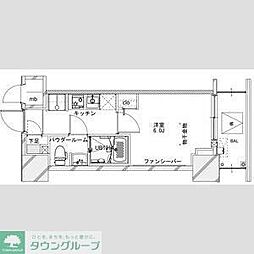 S-RESIDENCE松戸Irise 3階1Kの間取り