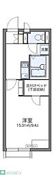 レオネクストコスモII 1階1Kの間取り