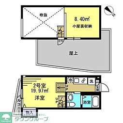 KS新船橋 1階1Kの間取り